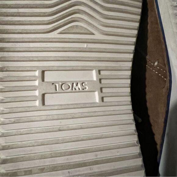 Men’s Toms Suede Dress Shoes Tan/Light Brown Sz 12 - Picture 9 of 13